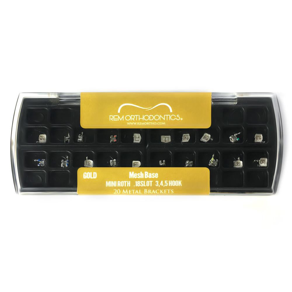 Brackets REM GOLD mini ROTH .18
