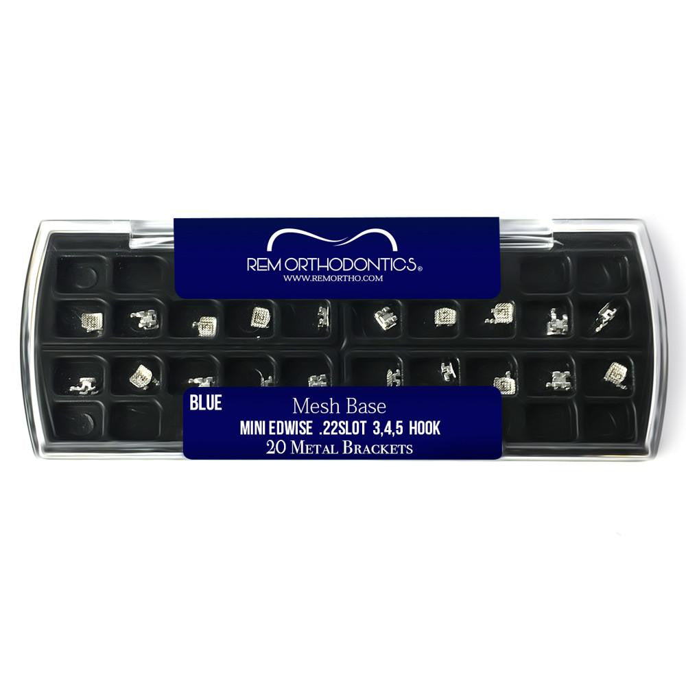 Brackets REM BLUE mini edgewise .22