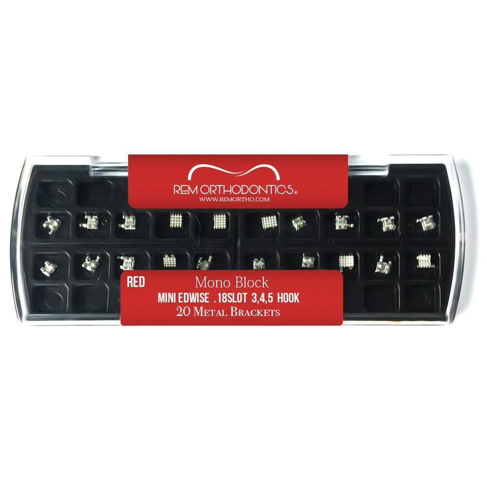 Brackets REM RED mini edgewise .18