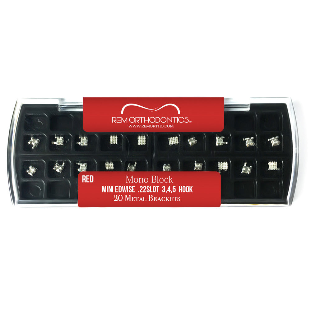 Brackets REM RED mini edgewise .22
