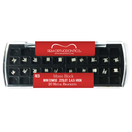 Brackets REM RED mini edgewise .22
