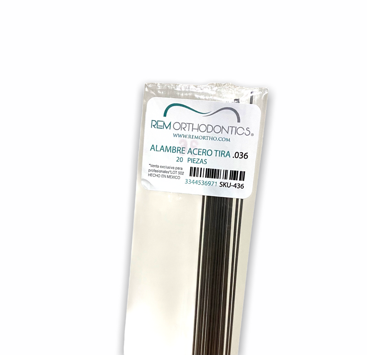 Alambre Acero Inoxidable TIRA x20