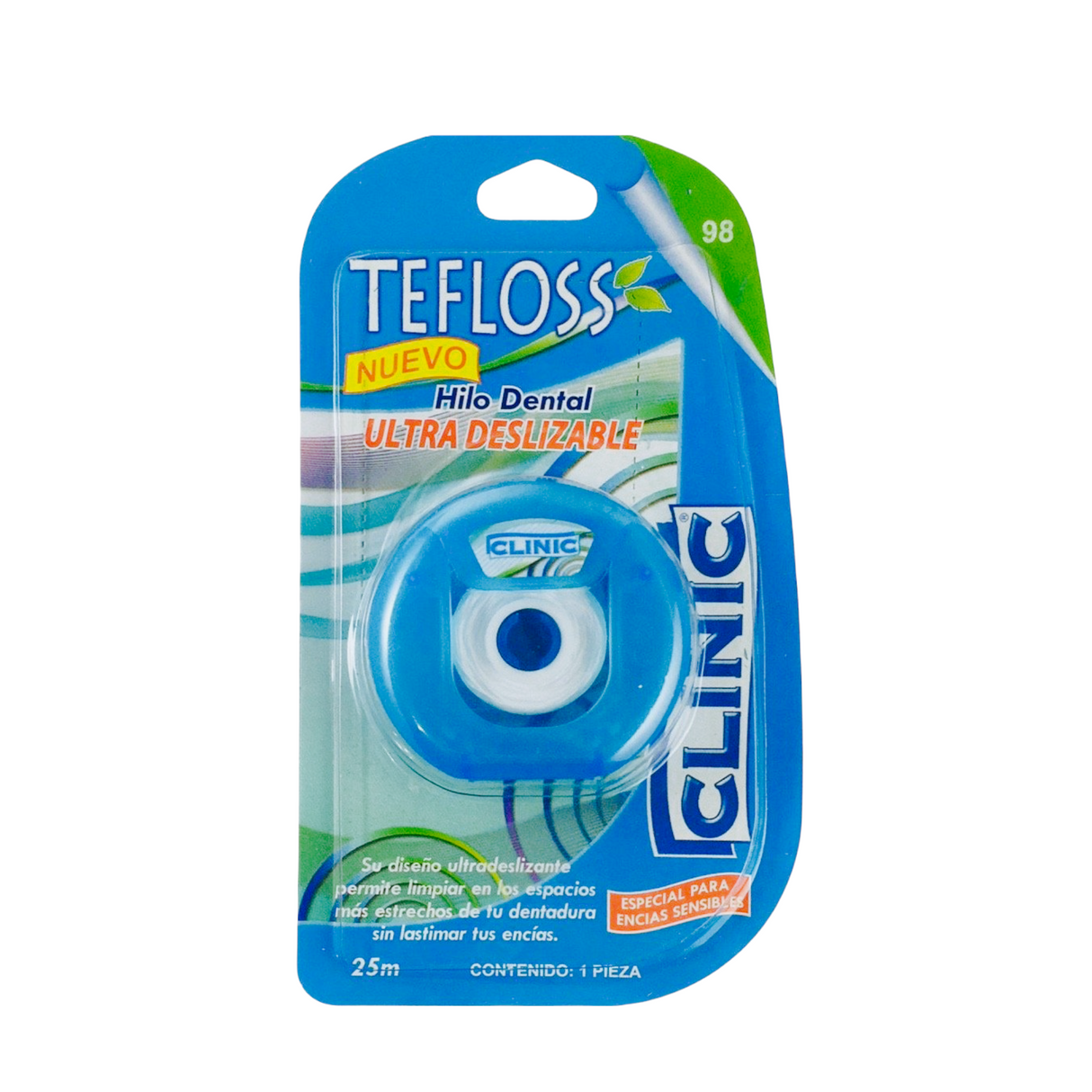 Hilo dental TEFLOSS ultra deslizante