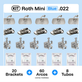 Kit Brackets roth mini blue .022