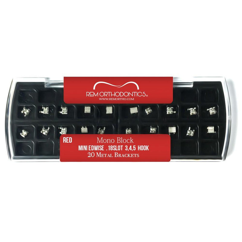 Brackets REM RED mini edgewise .18