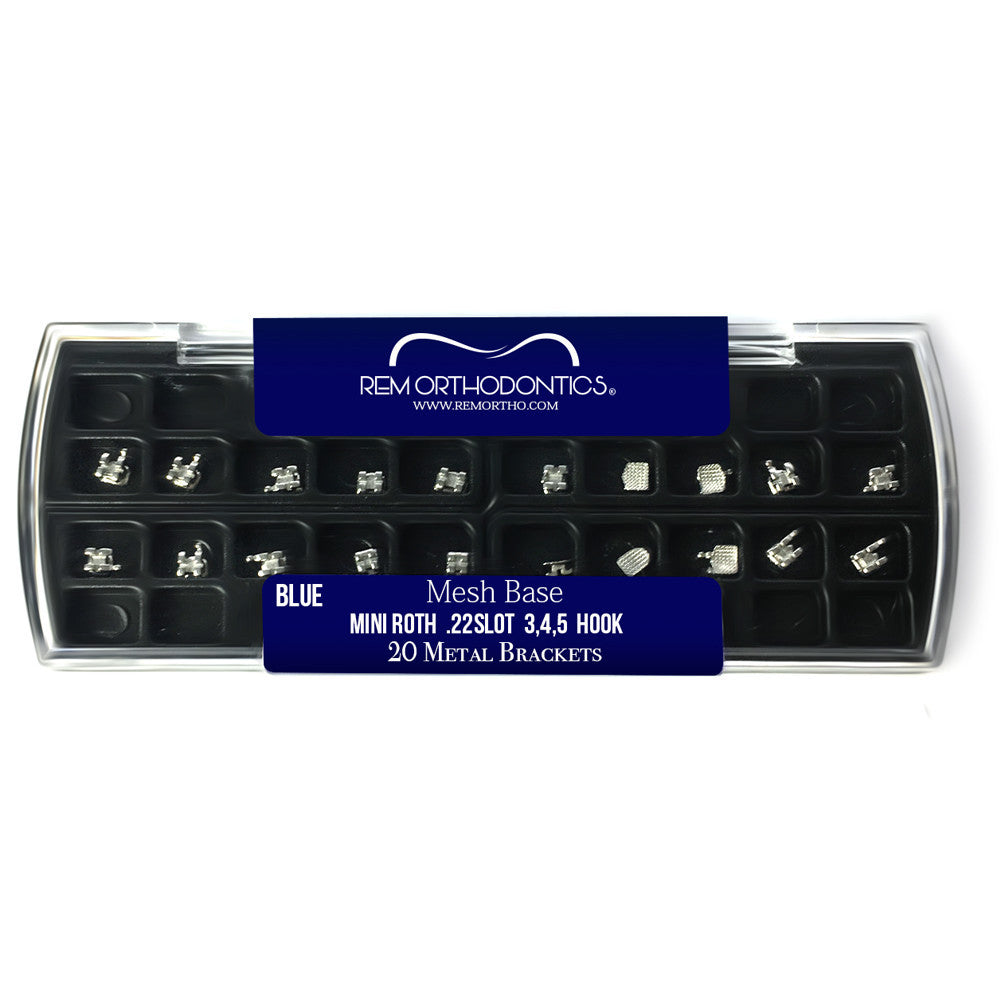 Absolute Mini Roth .022 Ceramic Brackets With Hooks - Orthodontic Dental Braces (3 Pcs)